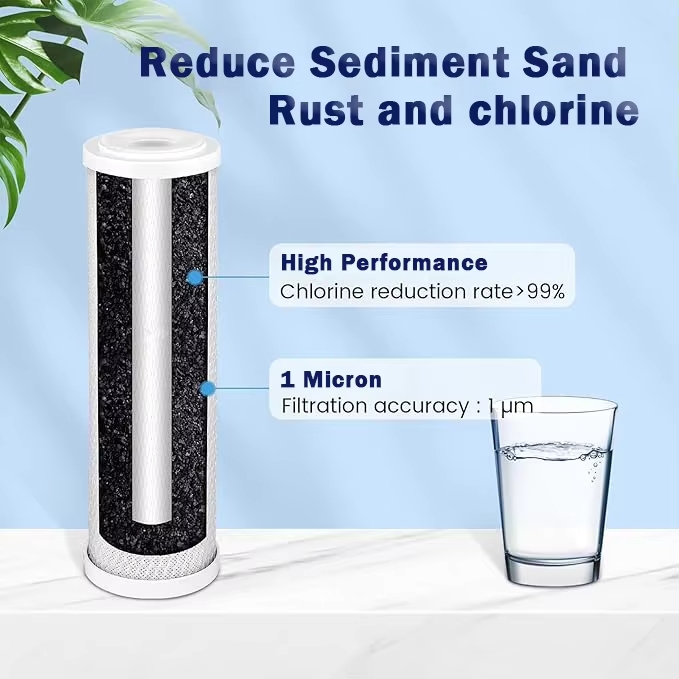WAMAX Carbon Block Filter Element Technology Feature 1 - Advanced filtration media manufacturing process with quality control testing for activated carbon water filter elements