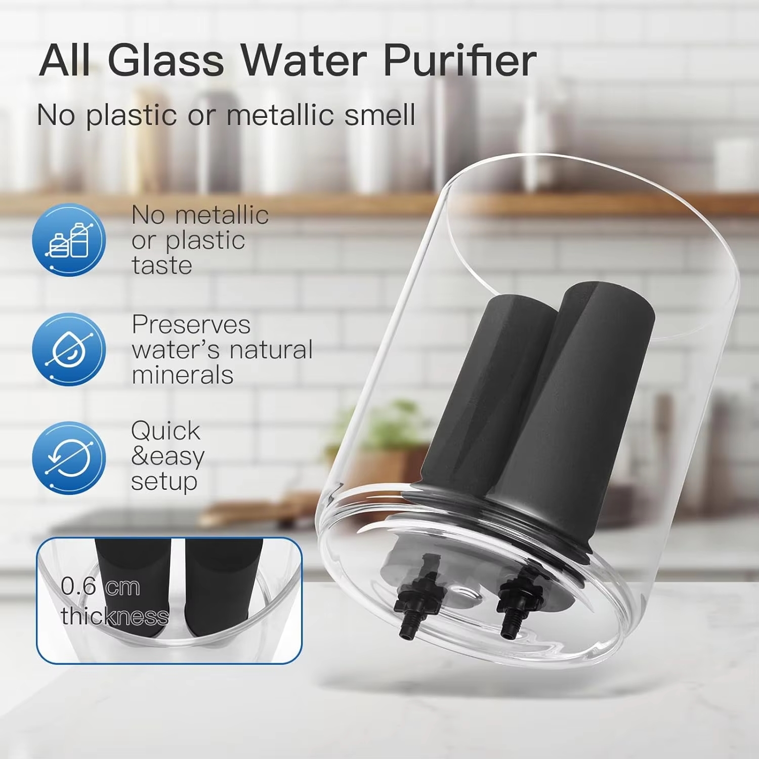 WAMAX Water Filter Pot Technology Feature 3 - Multiple capacity options from 2.4L to 14L for different needs